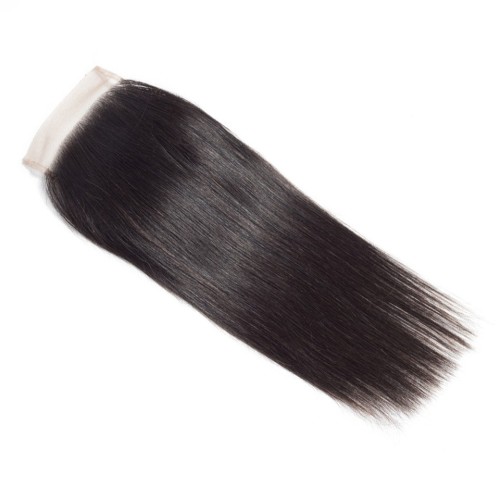 Fashion Straight Human Hair Bundles With Closure For Women SLDBC-01