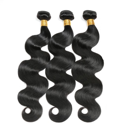 Fashion Body Wave Human Hair Bundles With Closure For Women SLDBC-02