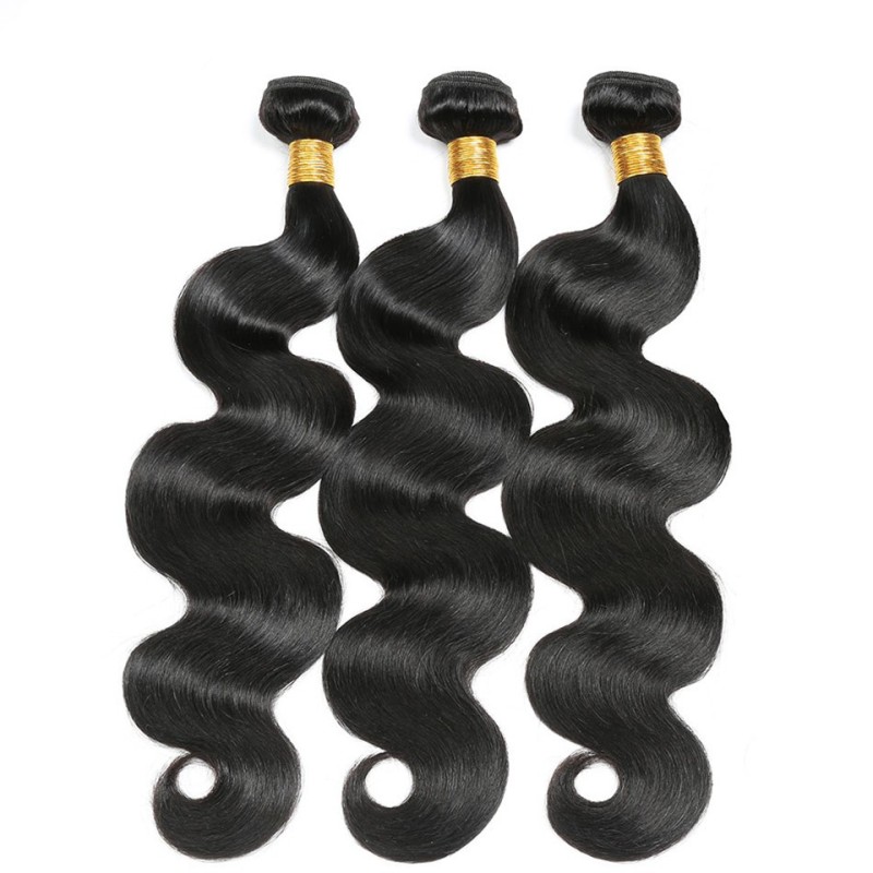 Fashion Body Wave Human Hair Bundles With Closure For Women SLDBC-02 