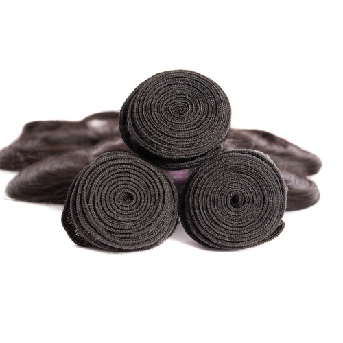 Fashion Body Wave Human Hair Bundles With Closure For Women SLDBC-02