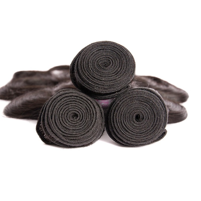 Fashion Body Wave Human Hair Bundles With Closure For Women SLDBC-02 