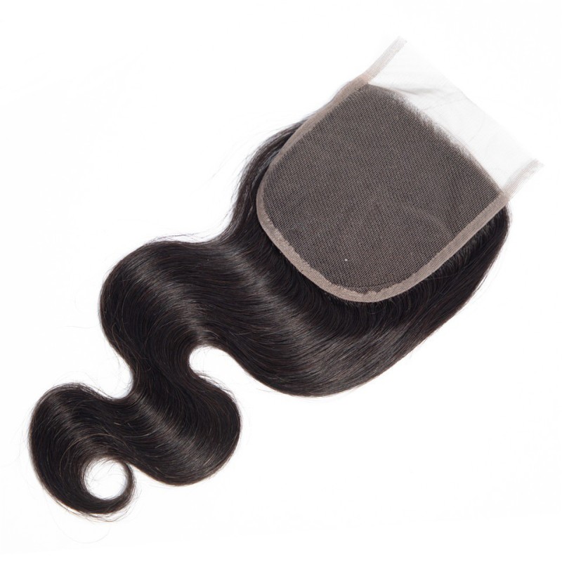 Fashion Body Wave Human Hair Bundles With Closure For Women SLDBC-02 