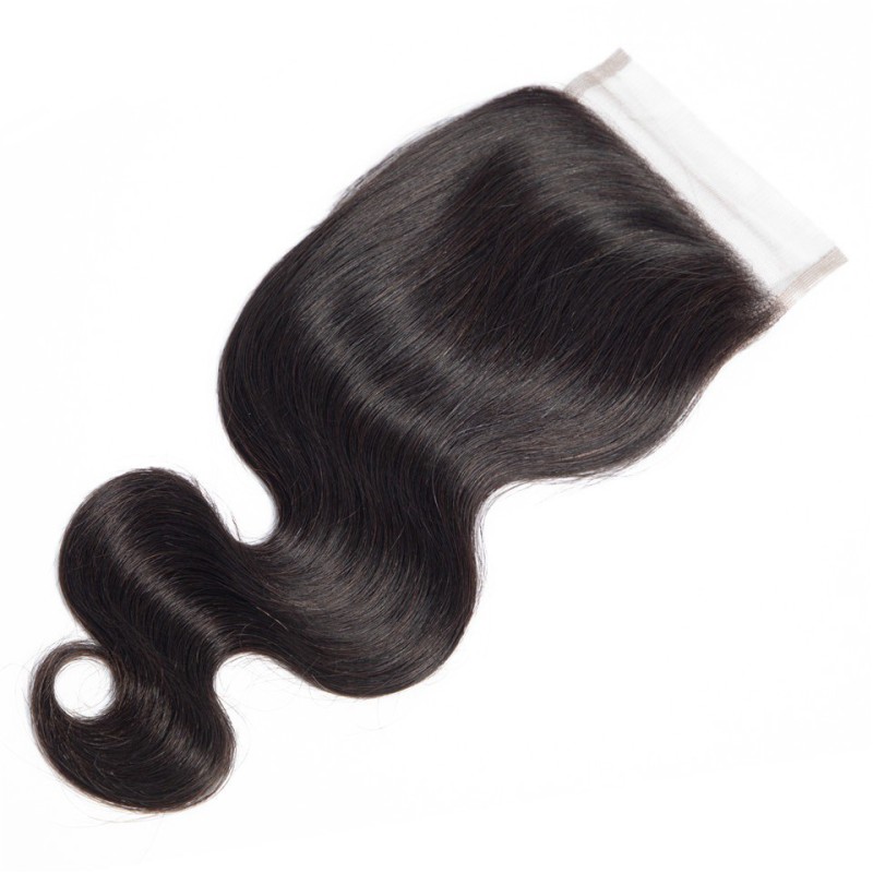 Fashion Body Wave Human Hair Bundles With Closure For Women SLDBC-02 