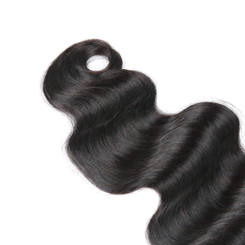 Fashion Body Wave Human Hair Bundles With Closure For Women SLDBC-02 