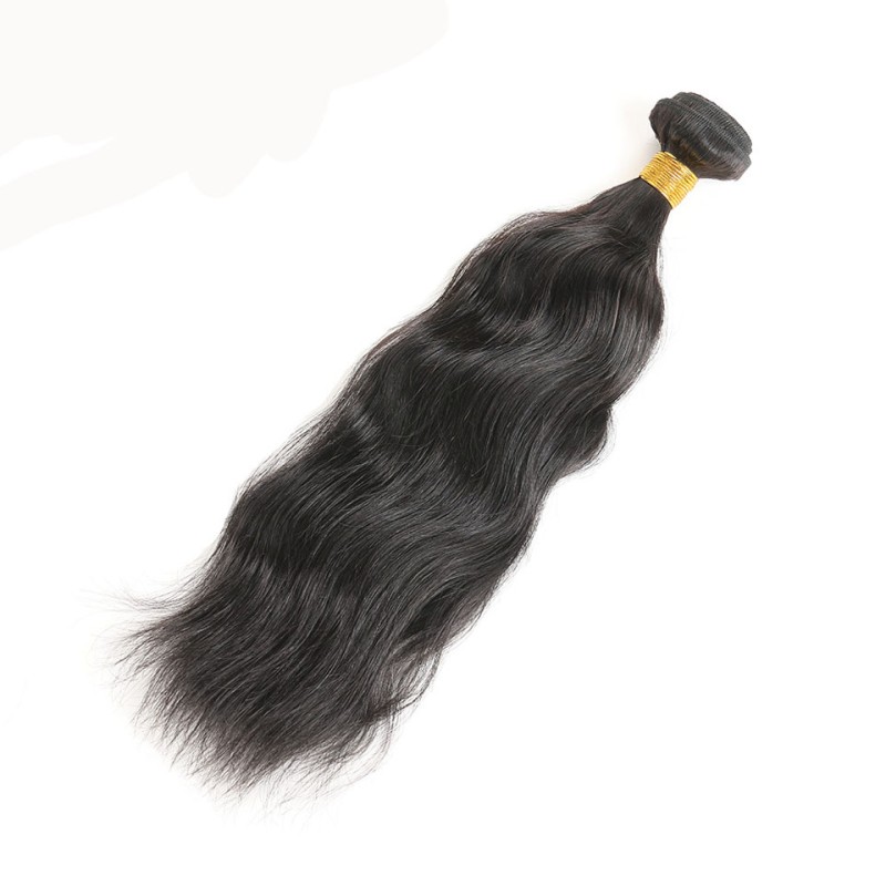 Fashion Natural Wave Human Hair Bundles With Closure For Women SLDBC-06 