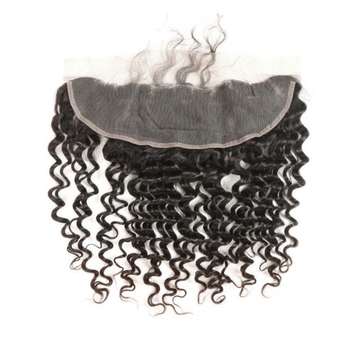 Fashion Deep Wave Human Hair Bundles With Frontal For Women SLDBF-03