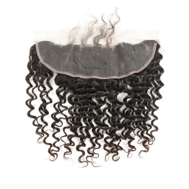 Fashion Deep Wave Human Hair Bundles With Frontal For Women SLDBF-03 