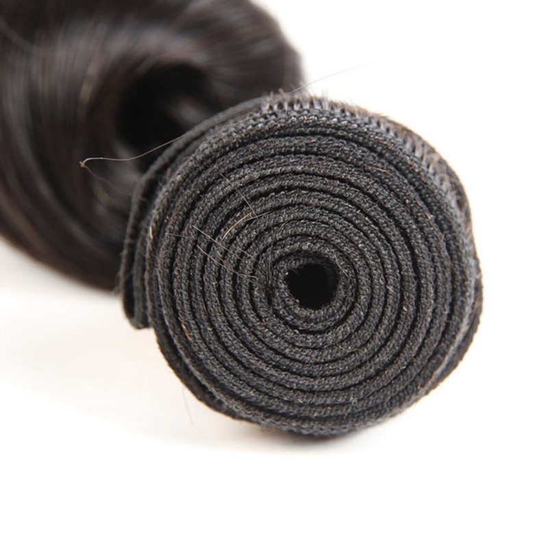 Fashion Loose Wave Human Hair Bundles With Frontal For Women SLDBF-04 