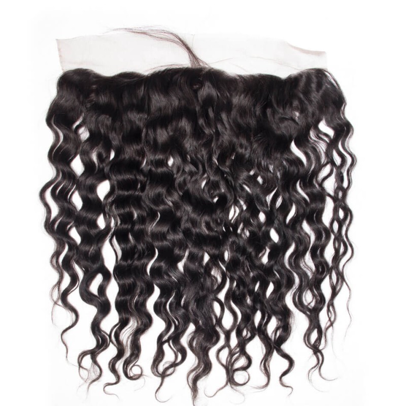 Fashion Water Wave Human Hair Bundles With Frontal For Women SLDBF-05 