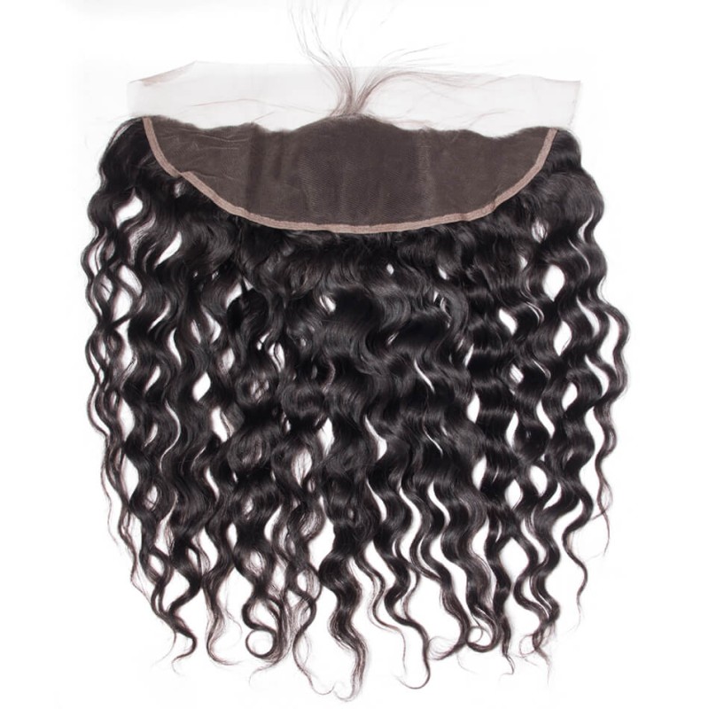 Fashion Water Wave Human Hair Bundles With Frontal For Women SLDBF-05 