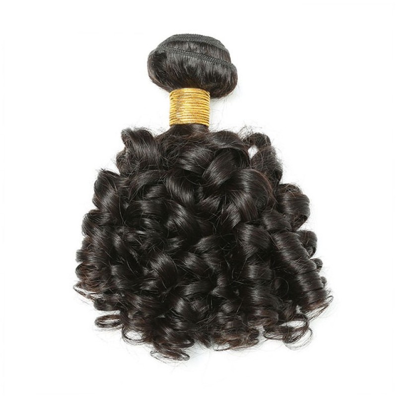 Fashion Funmi Curly Human Hair Bundles With Frontal For Women SLDBF-10 