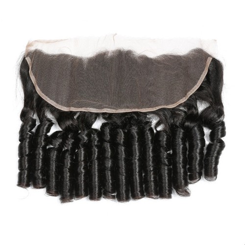 Fashion Funmi Curly Human Hair Bundles With Frontal For Women SLDBF-10