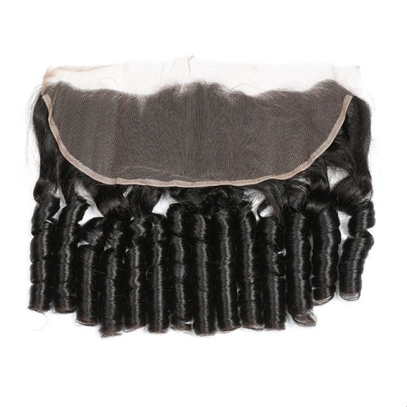 Fashion Funmi Curly Human Hair Bundles With Frontal For Women SLDBF-10 