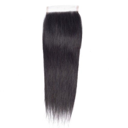 Fashion Straight Human Hair Lace Closure For Women SLDLC-01