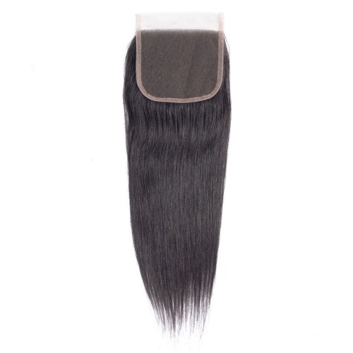 Fashion Straight Human Hair Lace Closure For Women SLDLC-01