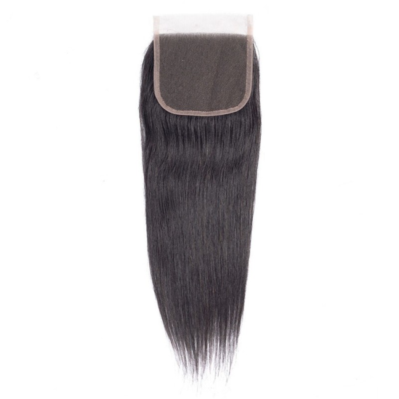 Fashion Straight Human Hair Lace Closure For Women SLDLC-01 