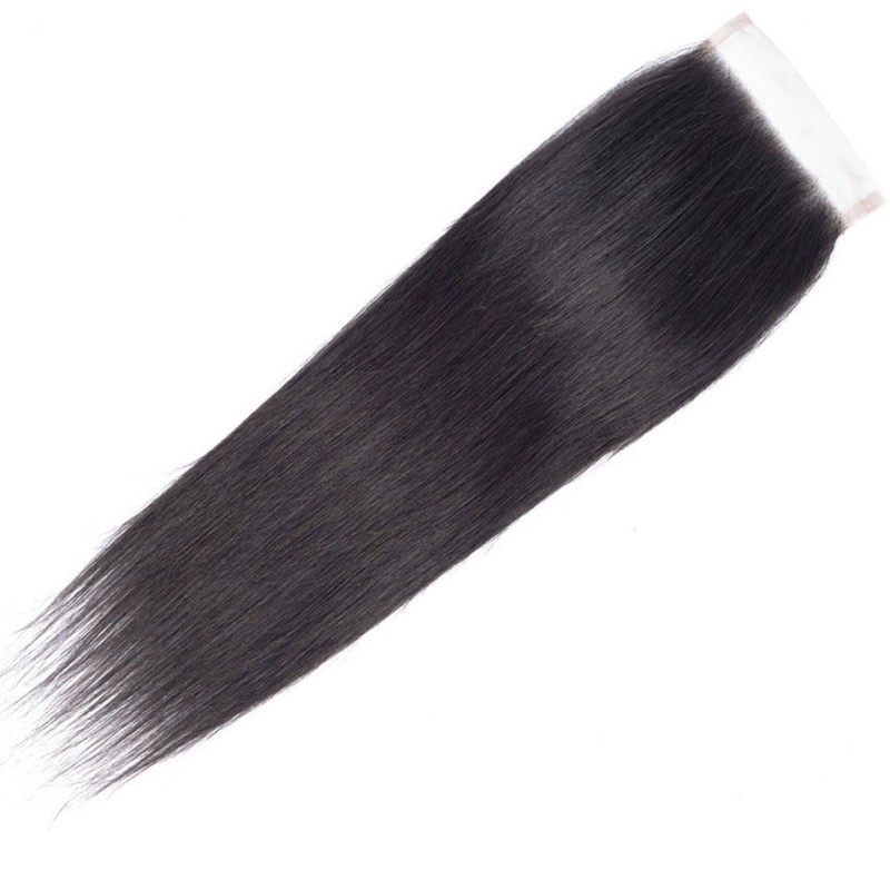 Fashion Straight Human Hair Lace Closure For Women SLDLC-01 