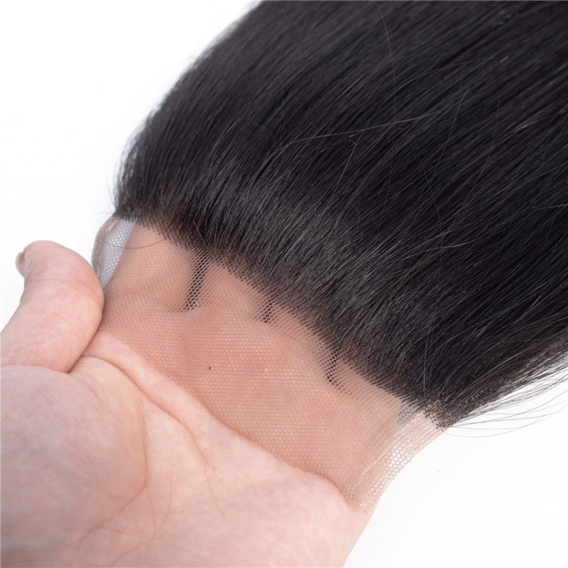 Fashion Straight Human Hair Lace Closure For Women SLDLC-01 