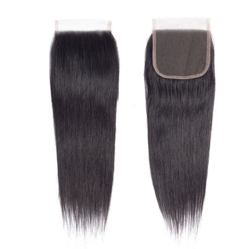 Fashion Straight Human Hair Lace Closure For Women SLDLC-01 