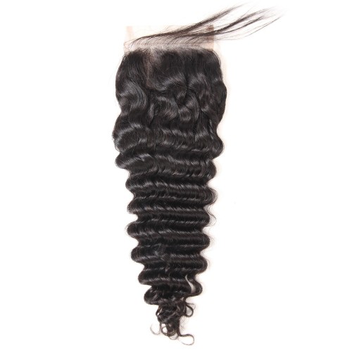 Fashion Deep Wave Human Hair Lace Closure For Women SLDLC-03