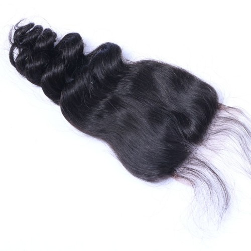 Fashion Loose Wave Human Hair Lace Closure For Women SLDLC-04