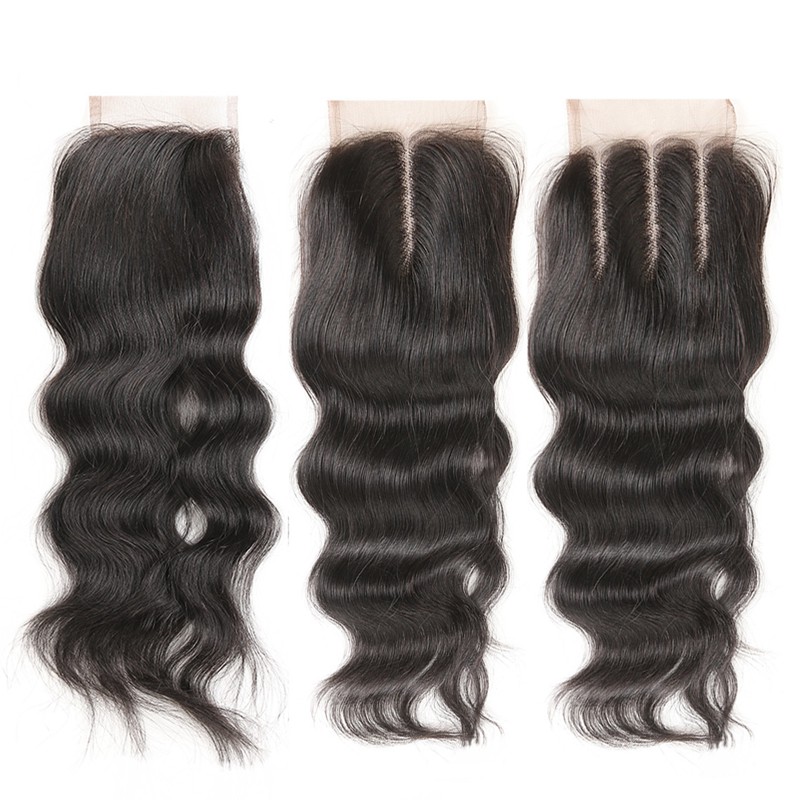 Fashion Natural Wave Human Hair Lace Closure For Women SLDLC-06 