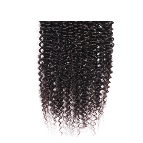 Fashion Kinky Curly Human Hair Lace Closure For Women SLDLC-08