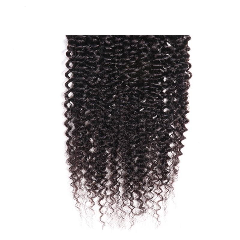Fashion Kinky Curly Human Hair Lace Closure For Women SLDLC-08 