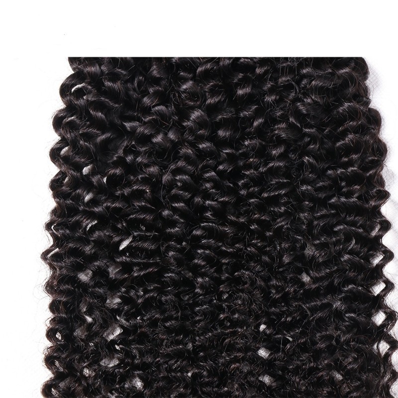 Fashion Kinky Curly Human Hair Lace Closure For Women SLDLC-08 