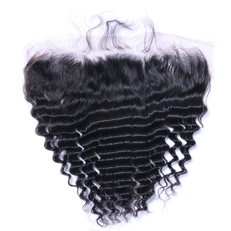Fashion Deep Wave Human Hair Lace Frontal For Women SLDLF-03 