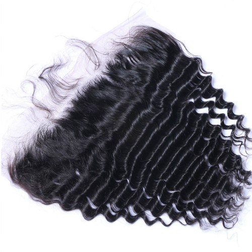 Fashion Deep Wave Human Hair Lace Frontal For Women SLDLF-03