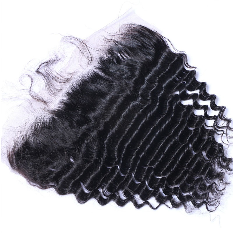 Fashion Deep Wave Human Hair Lace Frontal For Women SLDLF-03 