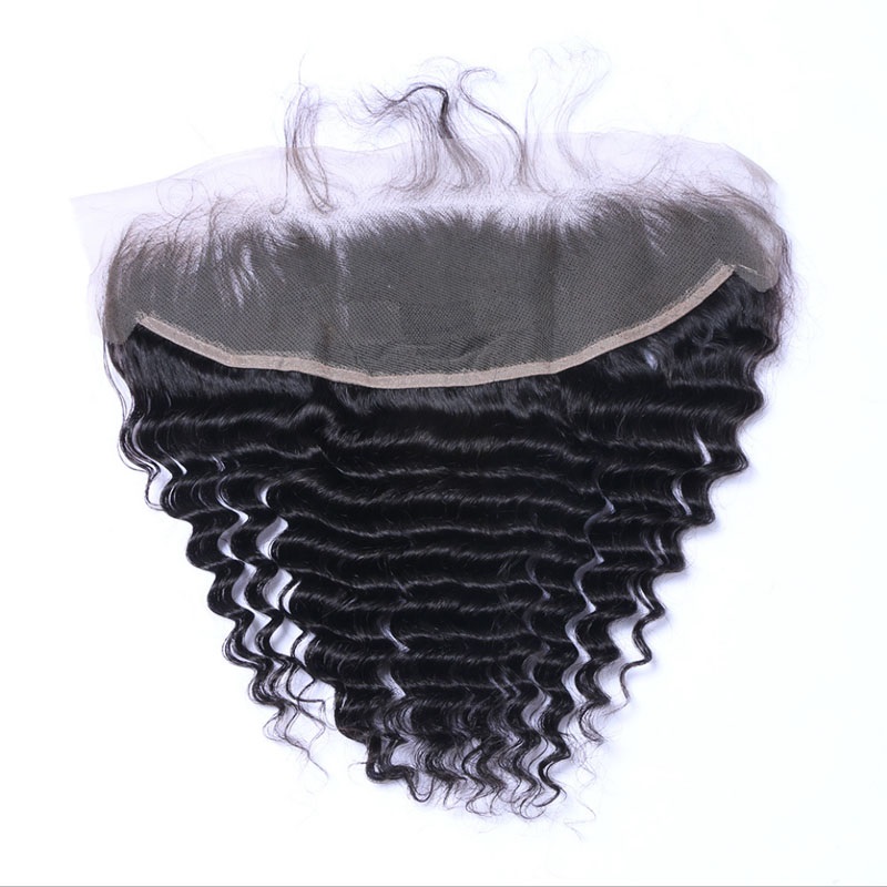 Fashion Deep Wave Human Hair Lace Frontal For Women SLDLF-03 