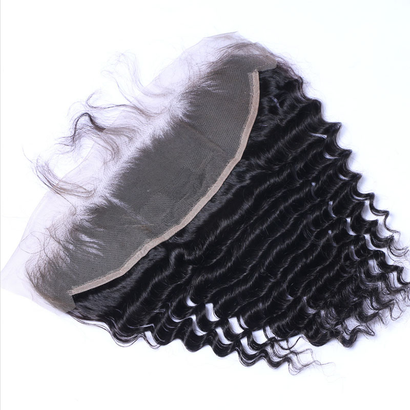 Fashion Deep Wave Human Hair Lace Frontal For Women SLDLF-03 