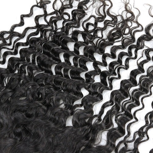 Fashion Deep Wave Human Hair Lace Frontal For Women SLDLF-03