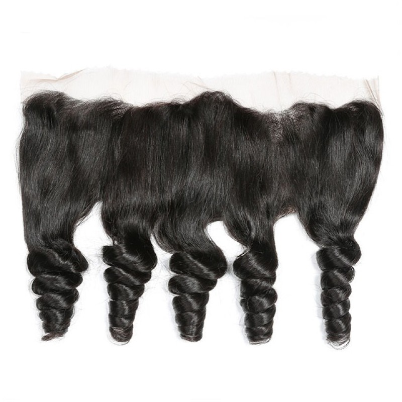 Fashion Loose Wave Human Hair Lace Frontal For Women SLDLF-04 