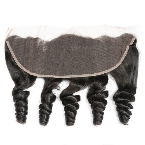Fashion Loose Wave Human Hair Lace Frontal For Women SLDLF-04