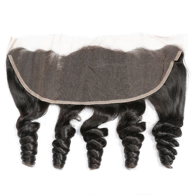Fashion Loose Wave Human Hair Lace Frontal For Women SLDLF-04 