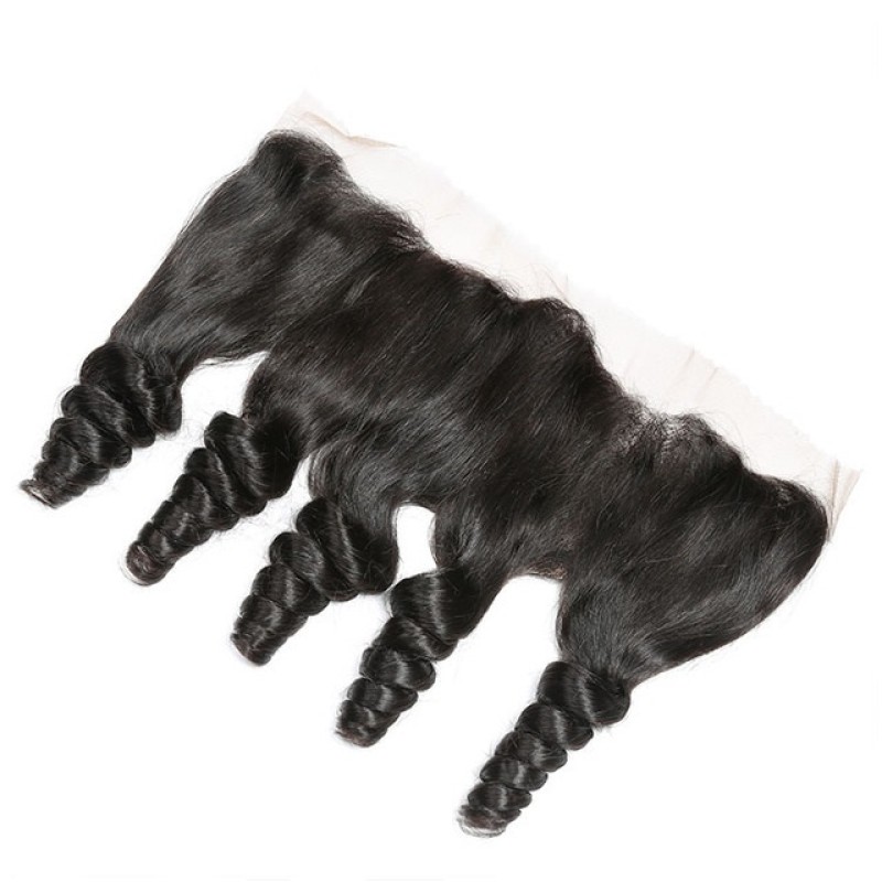 Fashion Loose Wave Human Hair Lace Frontal For Women SLDLF-04 