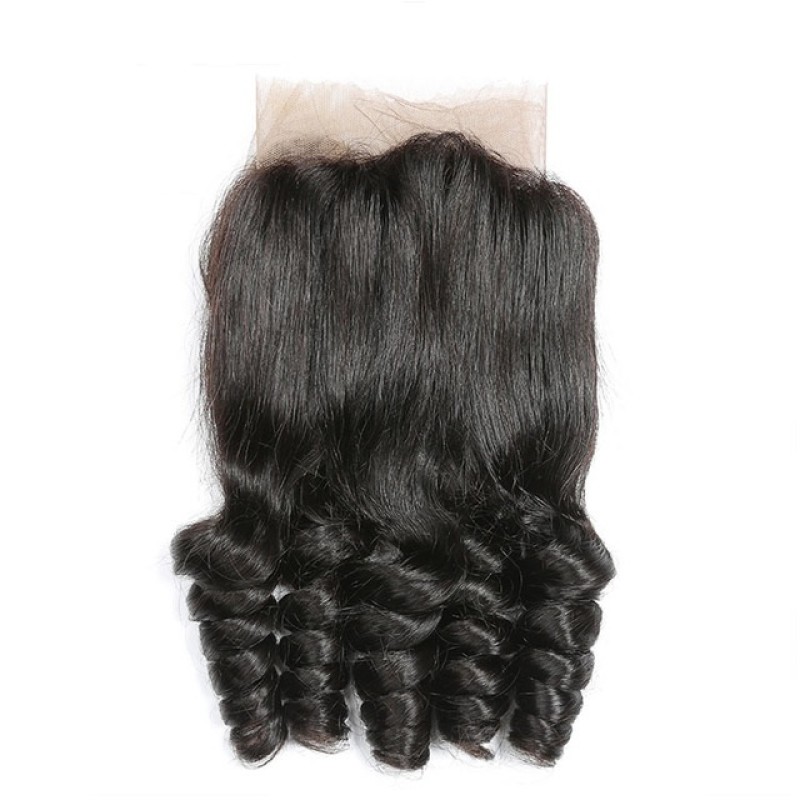 Fashion Loose Wave Human Hair Lace Frontal For Women SLDLF-04 