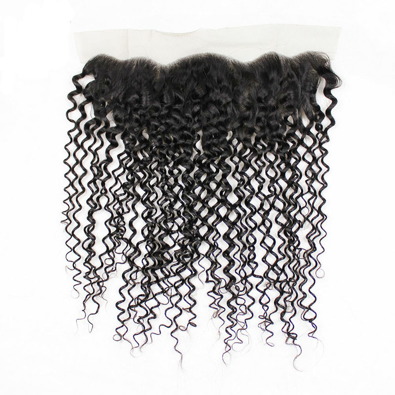 Fashion Jerry Curly Human Hair Lace Frontal For Women SLDLF-07 