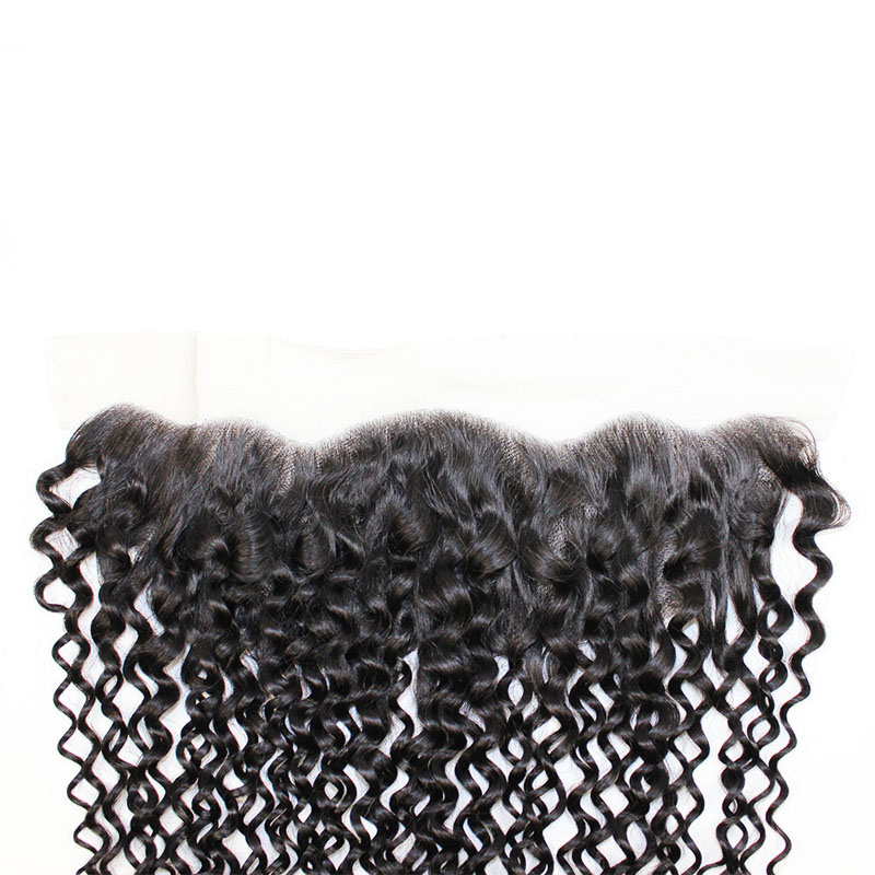 Fashion Jerry Curly Human Hair Lace Frontal For Women SLDLF-07 