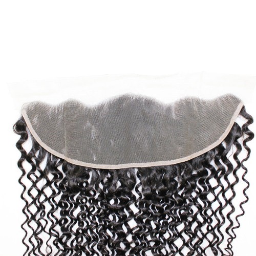 Fashion Jerry Curly Human Hair Lace Frontal For Women SLDLF-07