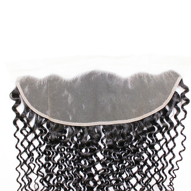 Fashion Jerry Curly Human Hair Lace Frontal For Women SLDLF-07 