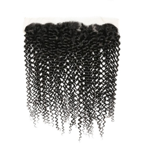 Fashion Kinky Curly Human Hair Lace Frontal For Women SLDLF-08