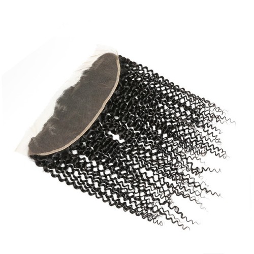 Fashion Kinky Curly Human Hair Lace Frontal For Women SLDLF-08