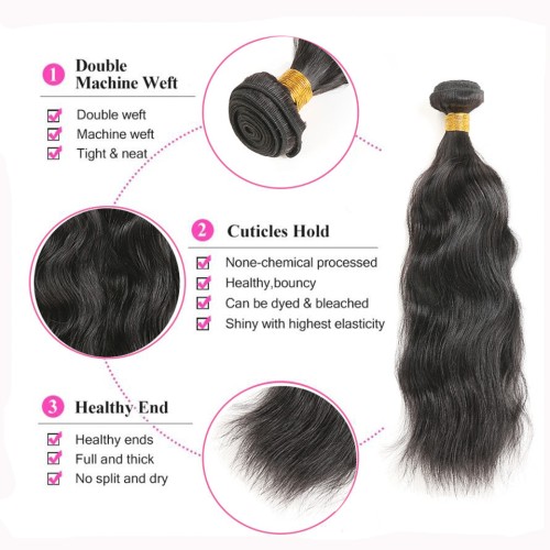 Fashion Natural Wave Human Hair Bundles For Women SLDHB-06