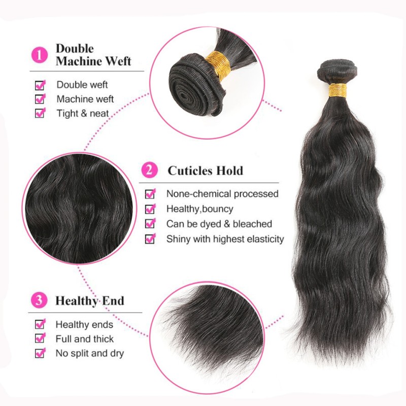 Fashion Natural Wave Human Hair Bundles For Women SLDHB-06 