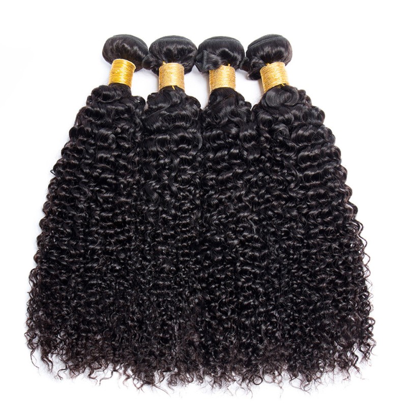 Fashion Kinky Curly Human Hair Bundles For Women SLDHB-08 
