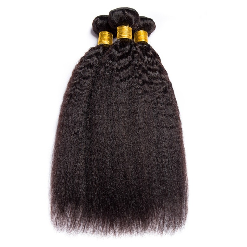 Fashion Kinky Straight Human Hair Bundles For Women SLDHB-09 